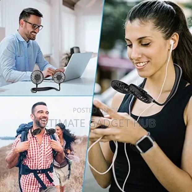 Hands Free Neckband Fan · Photo 2