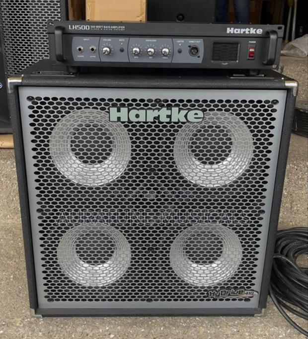 Hartke Hydrive Hd410 Bass Cabinet With an Lh500 Amplifier · Photo 1