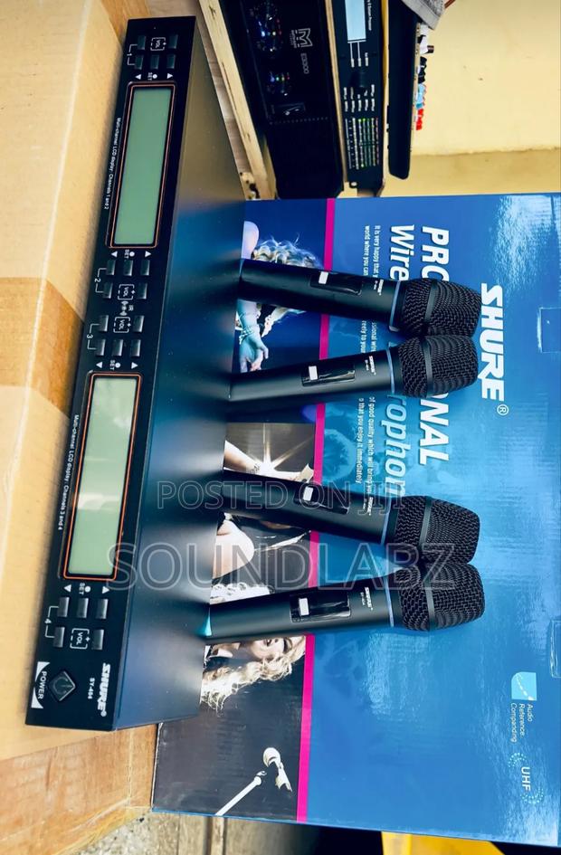 Shure Sy-404 4in1 Wireless Professional Microphone · Photo 1