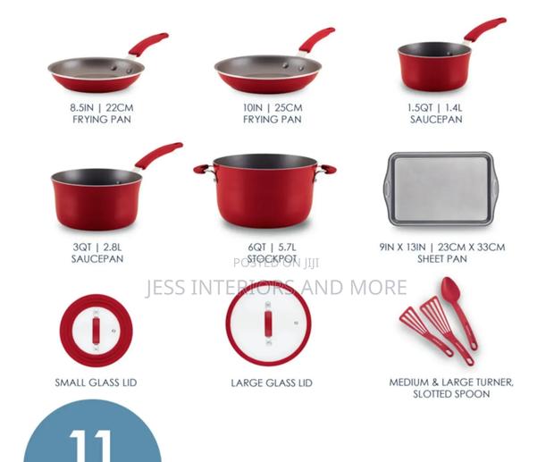 Rachael Ray Cook 11-Piece Nonstick Cookware Set · Photo 3