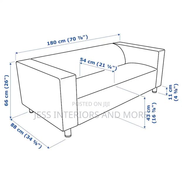 Sofa 3- Seater in Bold Blue · Photo 4