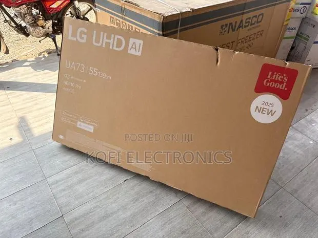 Sleek Lg 55” Ua73 Uhd Television Intelligent, Vivid Modern · Photo 1