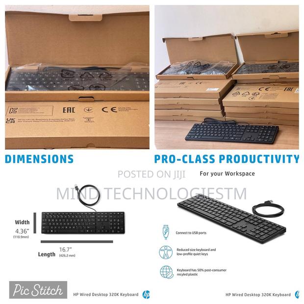 Hp Wired Desktop Keyboard · Photo 1
