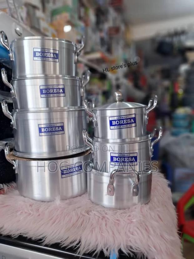 Stainless Steel Kitchen Cookware Saucepan Set · Photo 1