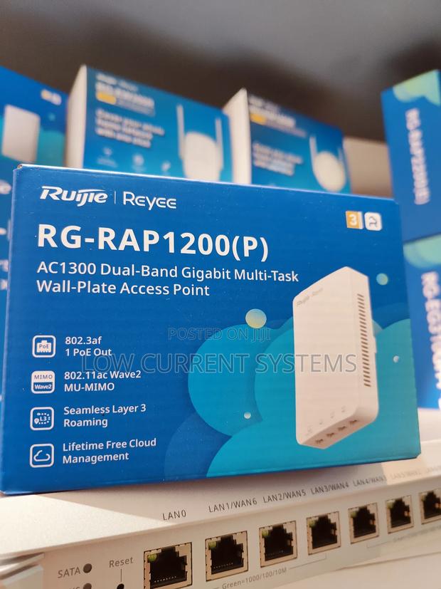 Ruijie Access Point Wifi Wireless Wired Poe Switch Inwall · Photo 1