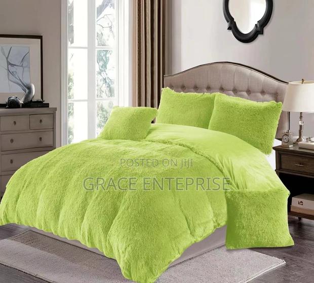 Neat and Clean Fluffy Duvet Set Available in Diff Colors · Photo 1