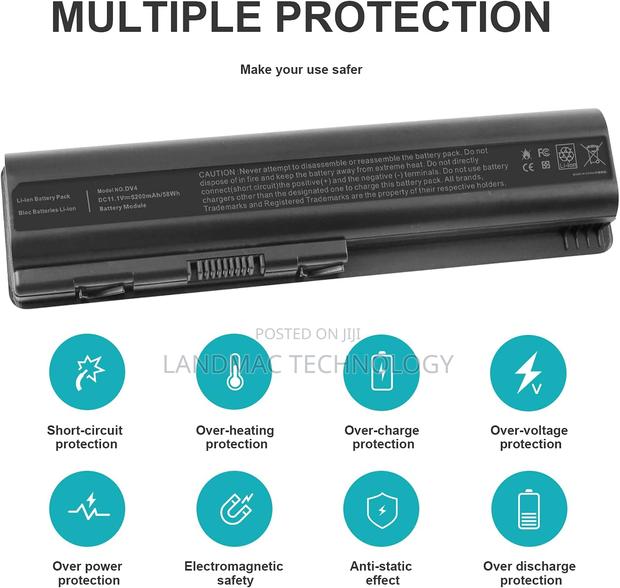 Laptop Battery for Hp Dv4 Dv5 Dv6 G50 G60 G60t · Photo 2