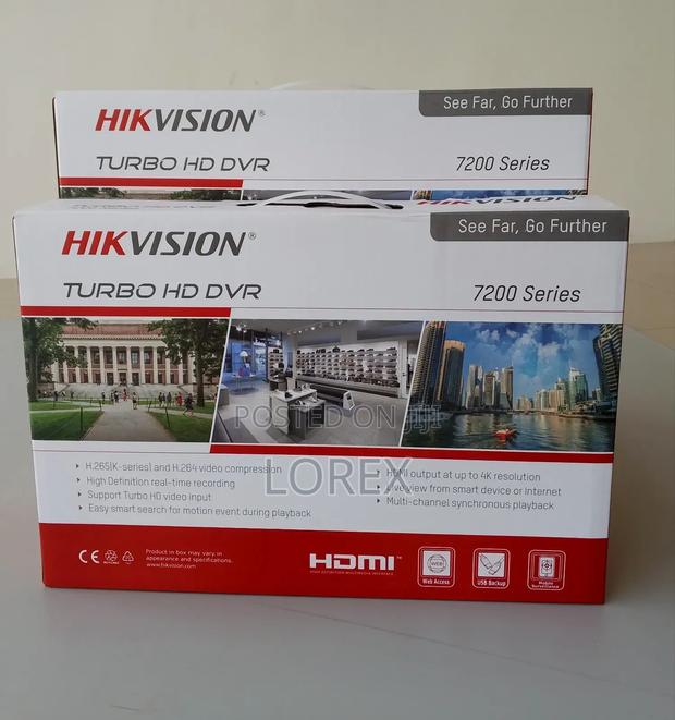 Hikvision 2mp/1080p 4ch DVR 7200 Series Ds-7204hghi-M1 · Photo 1