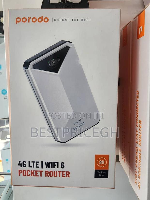 Porodo 4g Lte | Wifi 6 Pocket Router · Photo 1