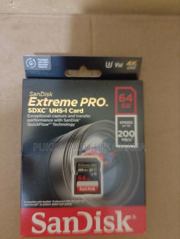 64gb Extreme Pro Sd Card · Photo 1