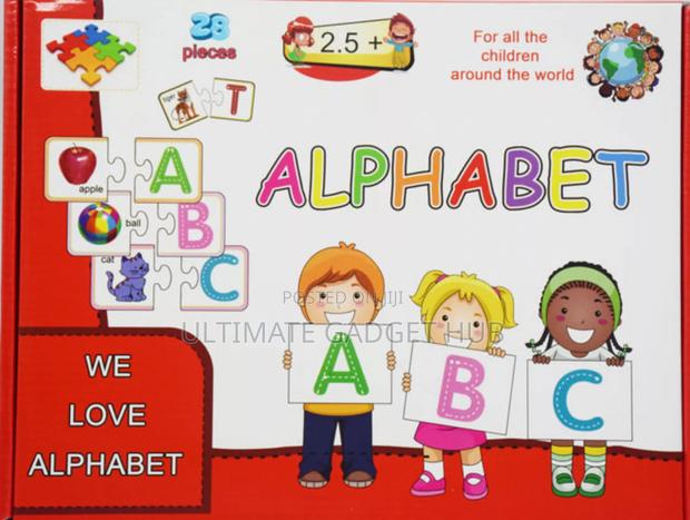 English Letters and Numbers Puzzle Match · Photo 2