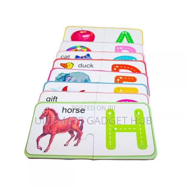 English Letters and Numbers Puzzle Match · Photo 1