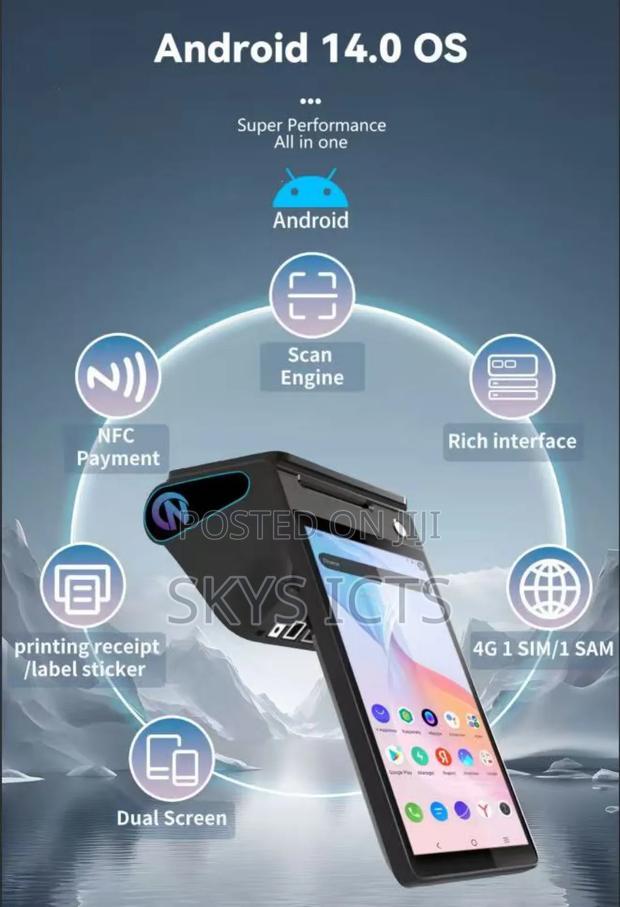 8 Inches Android All in One Handheld Pos Terminal · Photo 2
