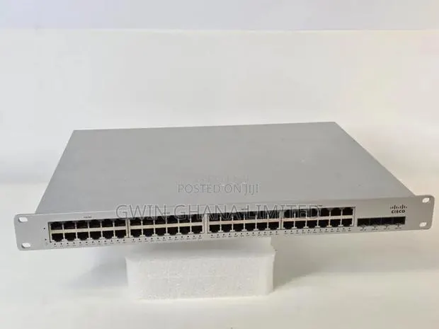 Cisco Meraki 48port Gigabit Cloud Managed Poe+ Switch 370w .4sfp · Photo 1