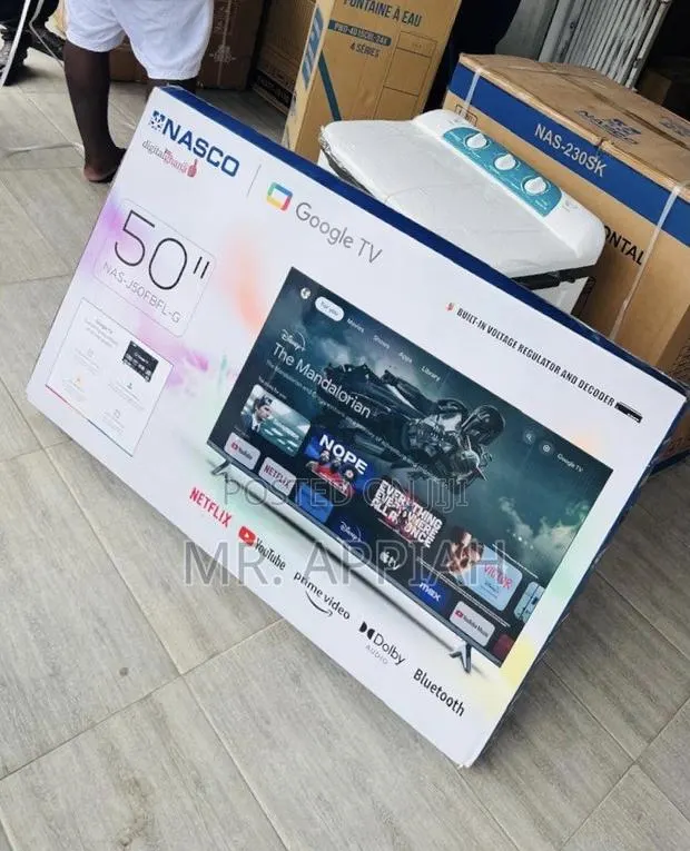 Super Classic Nasco 50 Inch Uhd 4k Smart Led TV(Black) · Photo 1