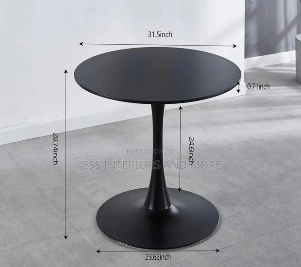 Dining Table (Round Black) · Photo 5