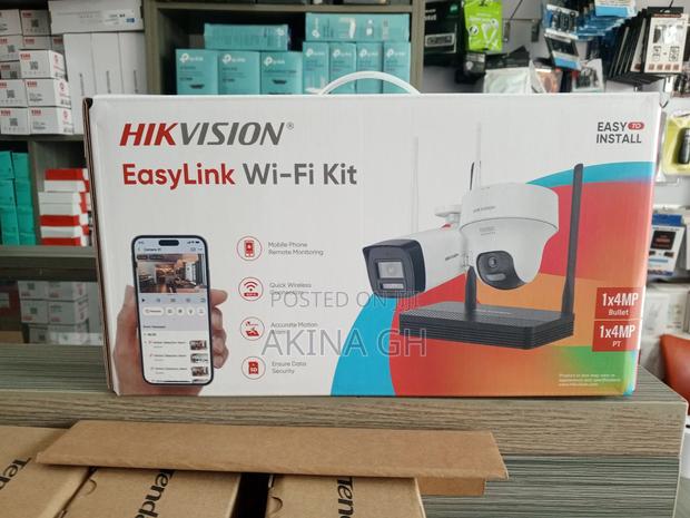 Hikvision Easylink Ip Wifi Kit Nks424w02h 4mp Two Way Audio Camera · Photo 1