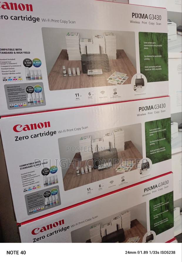 Canon Pixma Mg3430 Wireless Color Ink Tank Printer · Photo 1
