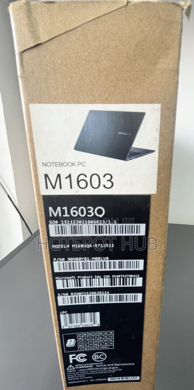 New Laptop Asus 12GB AMD Ryzen 7 SSD 512GB · Photo 1