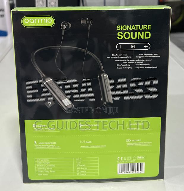 Oarmio Wireless Sports Headset, Bluetooth Neckband Earphone · Photo 2