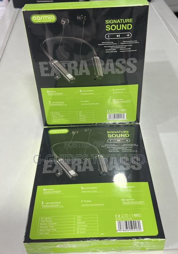 Oarmio Wireless Sports Headset, Bluetooth Neckband Earphone · Photo 5