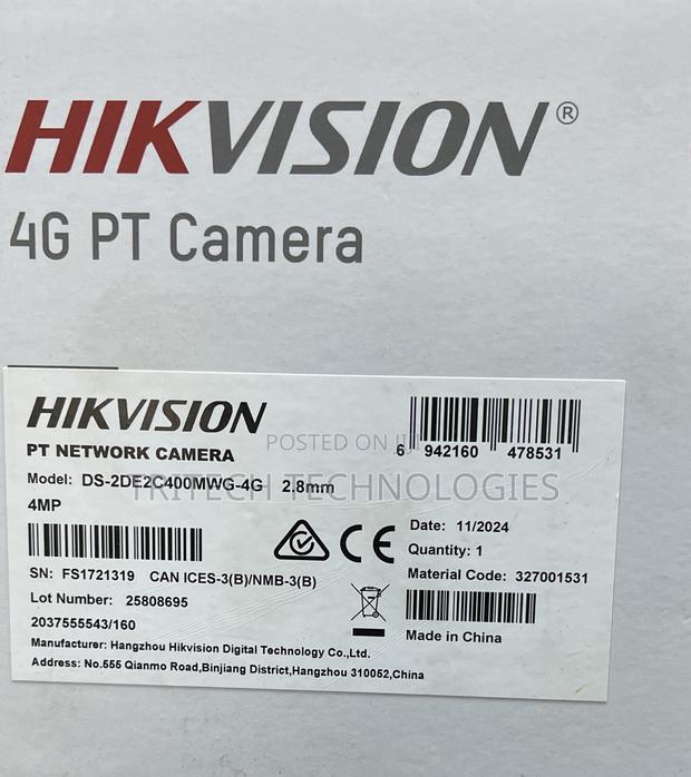 Hikvision Ds-2de2c400mwg-4g 4mp Outdoor Smart Pt Ip Camera · Photo 2