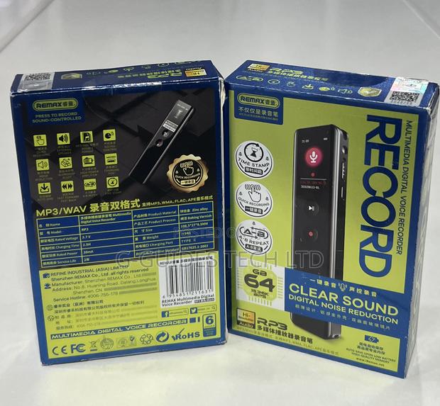 Remax Rp3 Multimedia Digital Voice Recorder 64gb · Photo 2