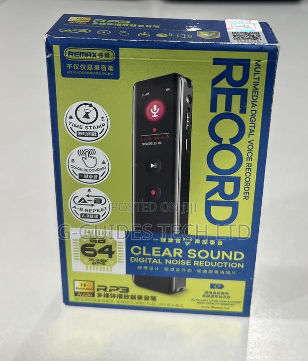 Remax Rp3 Multimedia Digital Voice Recorder 64gb · Photo 1