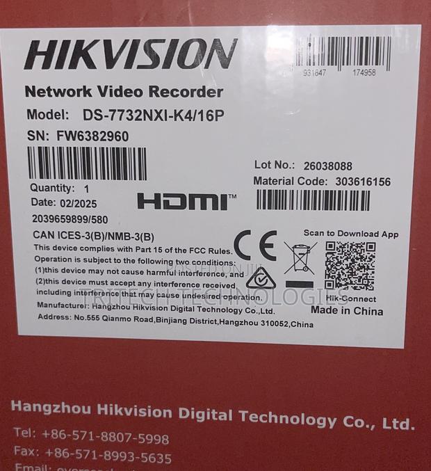 Hikvision Ds-7732nxi-/16p 32ch NVR With 16port Poe · Photo 5