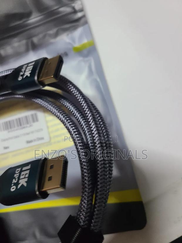 Dp 2.1 Cable High Resolution 80gbps Braided New · Photo 4