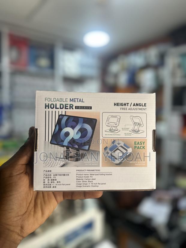 Foldable Metallic Tablet Holder · Photo 2