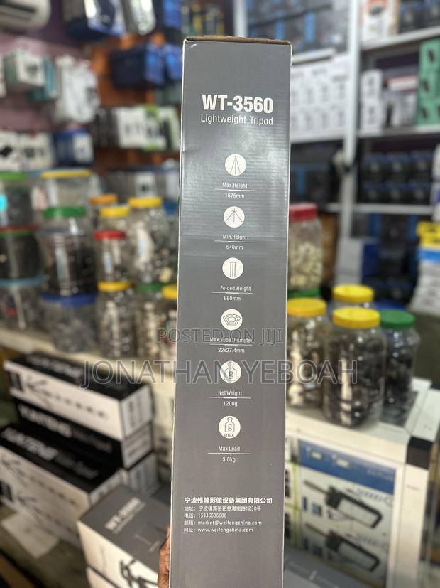 Heavy Duty Tripod Stand Wt 3560 For Phone And Camera · Photo 2