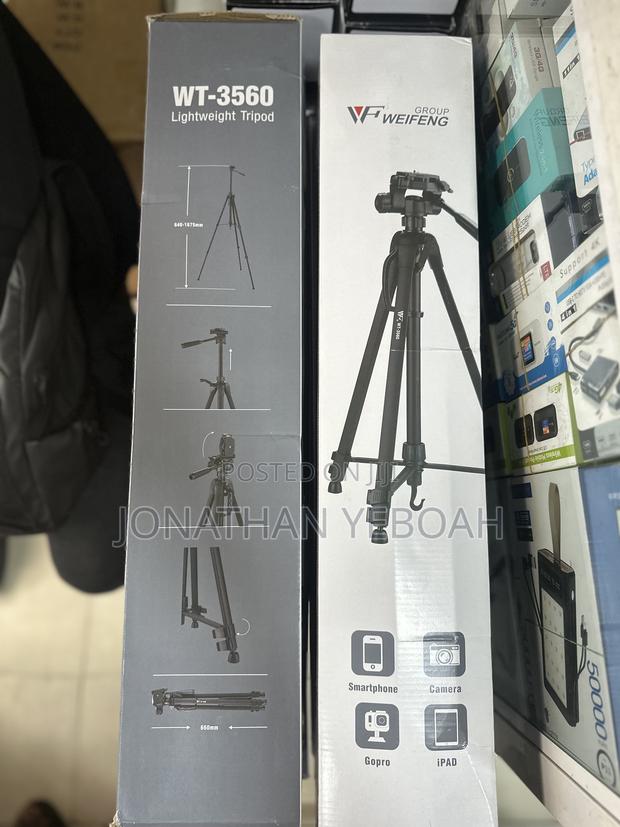 Heavy Duty Tripod Stand Wt 3560 For Phone And Camera · Photo 1