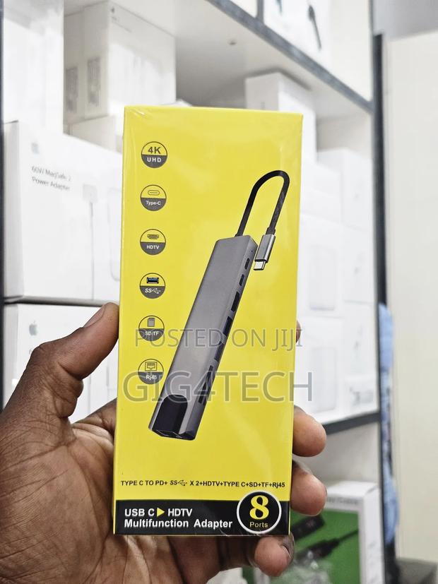 8 In1 Multi-Port Type C to Usb C Hdmi Adapter Usb 3.0 · Photo 1