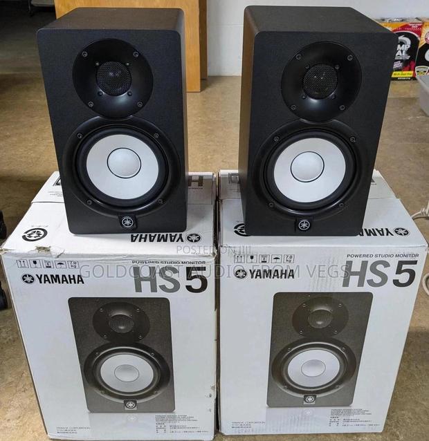 Yamaha Hs5 Powered Studio Monitor Pair-Black
