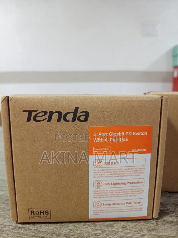 Tenda 5-Port Gigabit Pd Switch · Photo 2