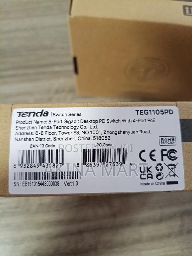 Tenda 5-Port Gigabit Pd Switch · Photo 3
