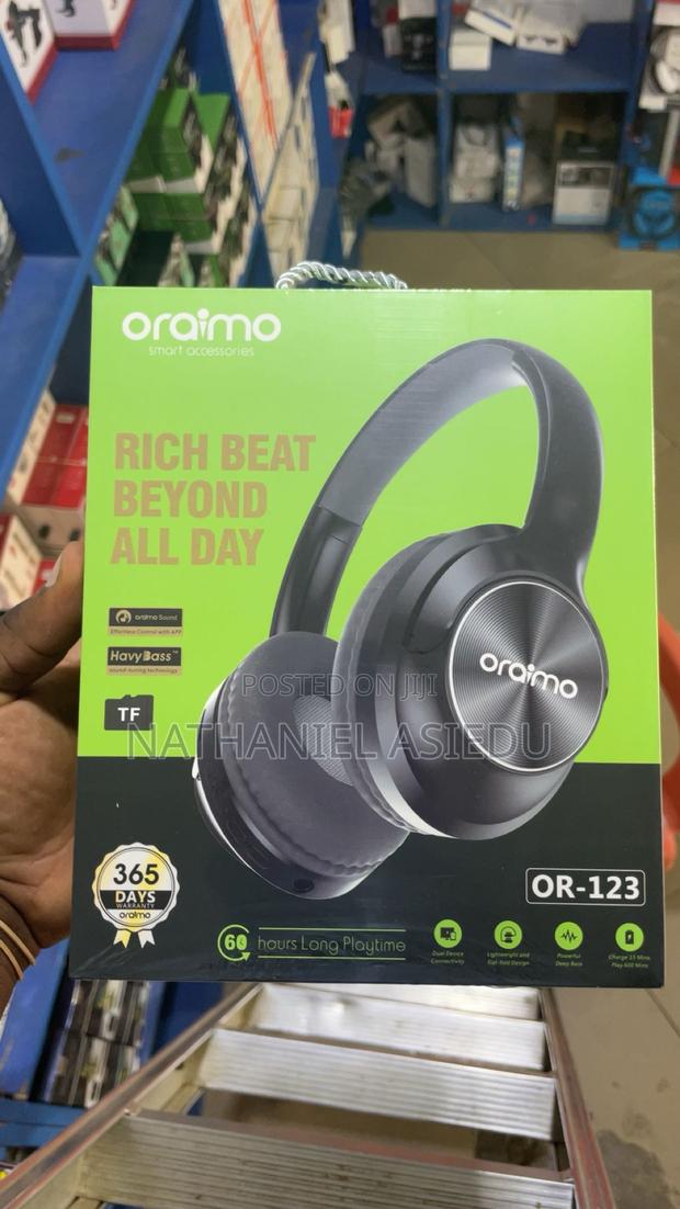 Oraimo or - 123 Wireless Headphone · Photo 1