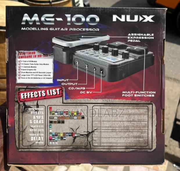 Nux Mg-100 Is A Multi-effects Modeling Guitar Processor · Photo 3