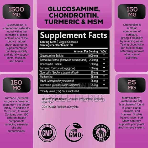 Chondroitin Glucosamine Turmeric for Knees Joint · Photo 4