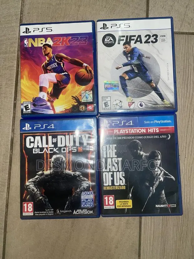 PS5/ PS4 Video Game CDs · Photo 1