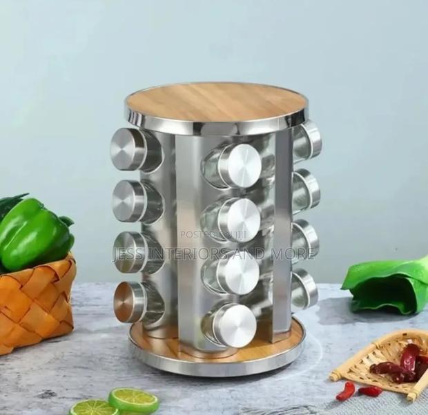 Spice Rack 16pcs Rotatable · Photo 4