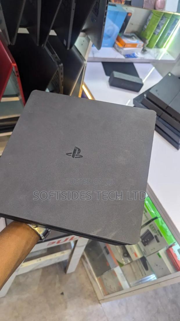 Very Neat Anti-scratch Playstation 4 Slim Home Used Console. · Photo 3