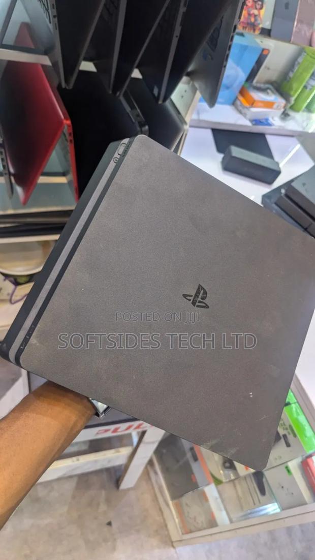 Very Neat Anti-scratch Playstation 4 Slim Home Used Console. · Photo 1