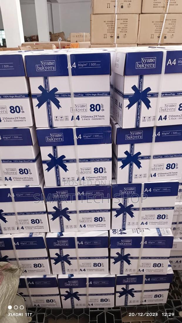 Quality 4 Paper 80g Virgin Pulp Pure White · Photo 1