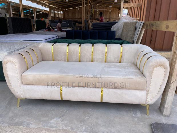 Suede 3 In 1 Sofa Light Cream// Durable And Luxurious · Photo 3
