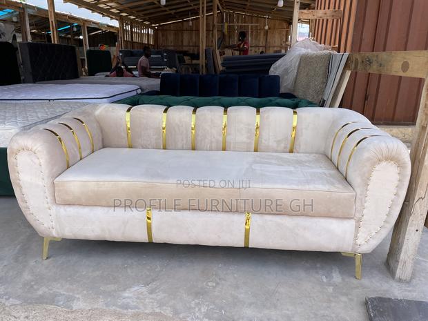 Suede 3 In 1 Sofa Light Cream// Durable And Luxurious · Photo 2