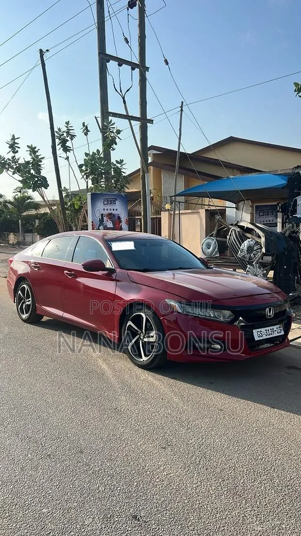 Honda Accord LX 2018 Red · Photo 1