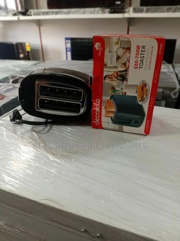 Decakila Premium Bread Toaster – Stylish Black Finish · Photo 1