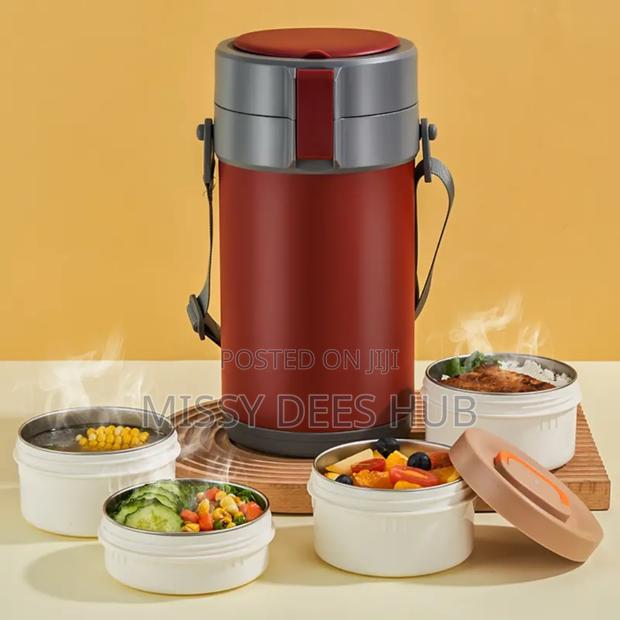 4-Bowls Food Flask · Photo 1
